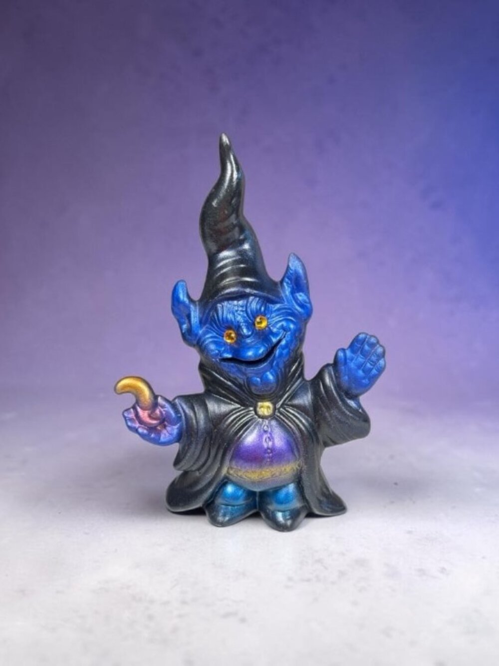 Magitarius x Wonder Goblin Zephron Space Wizard Sofubi Art Toy Figure